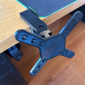 Desk Clamp Button Box VESA 100mm, 75mm, 50mm Mount