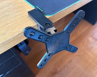 Desk Clamp Button Box VESA 100mm, 75mm, 50mm Mount