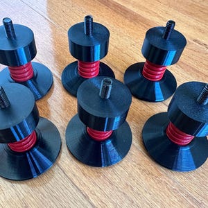 Trak Racer TR8, TR8 Pro, RS6 and Alpine Racing TRX Sim Rig Spring Vibration Isolator Set
