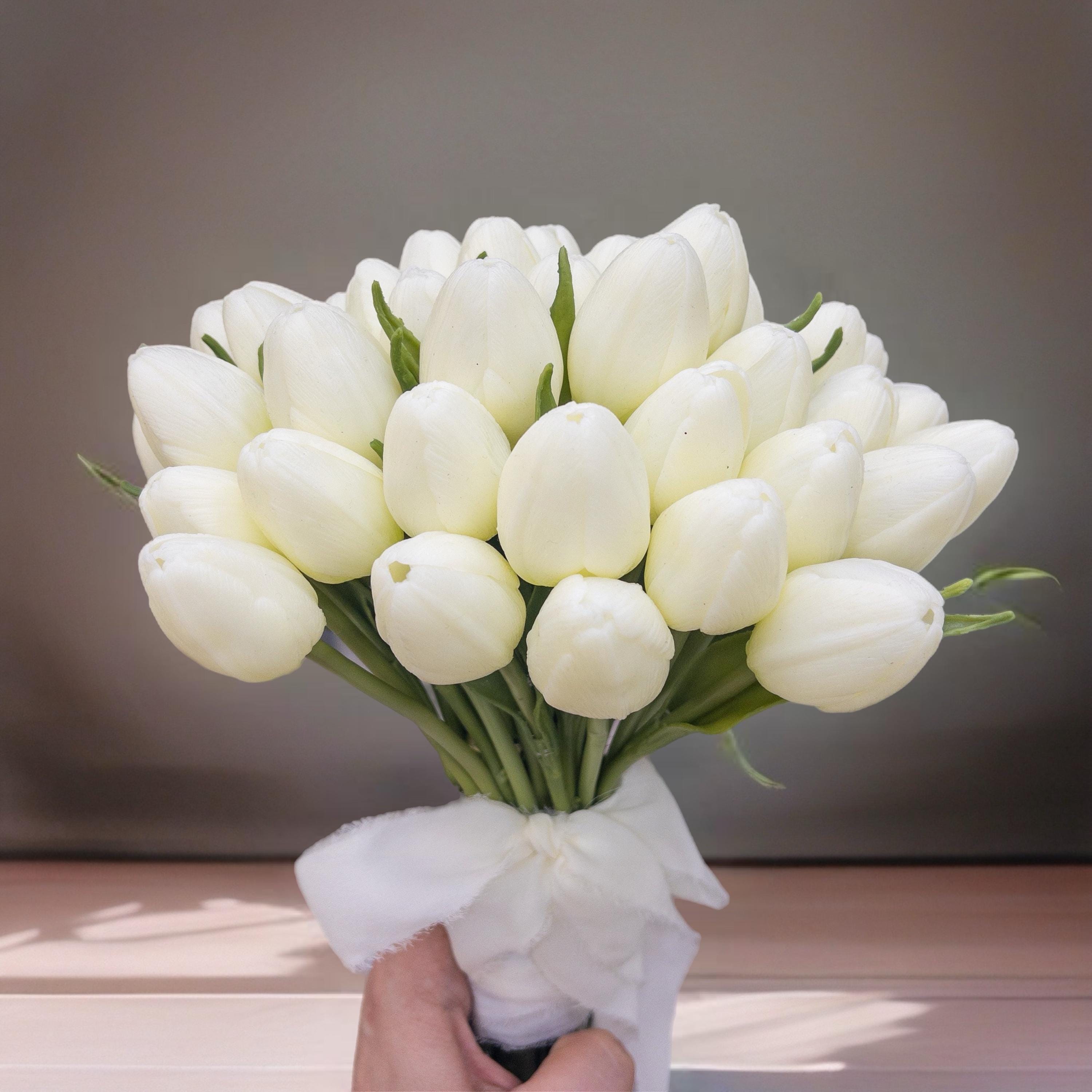 Artificial Tulip Bridal Bouquet