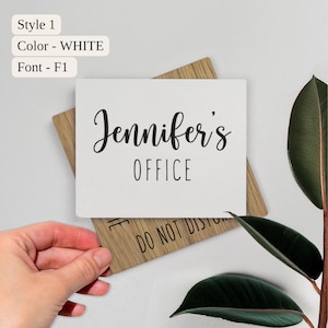 Personalized Door Sign Name Plate, Office Gifts, Executive Sign, Office Sign, CEO Sign
