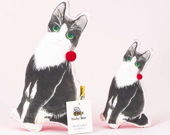 Cat & Kitty Handmade Softies - Set of 2