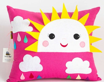 Smiling Sun Decorative Cushion