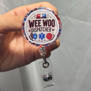 Wee Woo Dispatcher-Ausweishalter, Geschenk für Notrufdisponenten (B-Ware & B-Ware)
