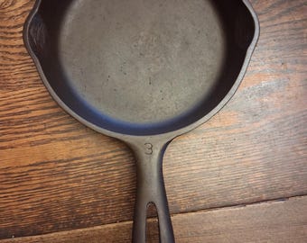 Unmarked Wagner Cast Iron Skillet, 6 1/2", #3