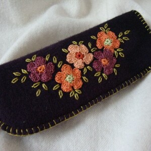 eggplant reader eyeglass case image 3