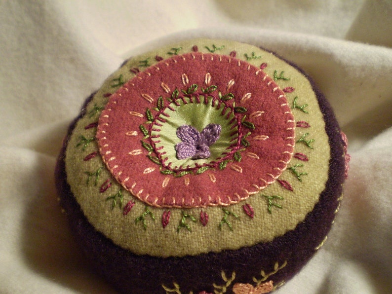 Citron and Eggplant Pincushion image 3