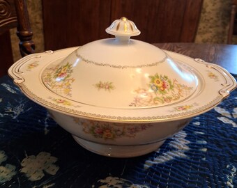 Kongo STS China Covered Vegetable Dish/ Tureen, Kon 22 Collection