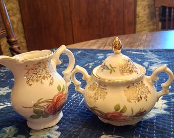 SKC Bavarian Creamer And Sugar Bowl