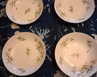 Wentworth China 'Bamboo'  Pattern #7703, Set of 4 Berry Bowls