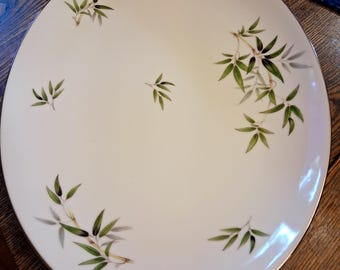 Wentworth China ' Bamboo ' Pattern #7703, Small Oval Platter
