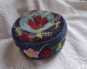 Blueberry and Plum Pincushion