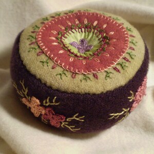 Citron and Eggplant Pincushion image 5