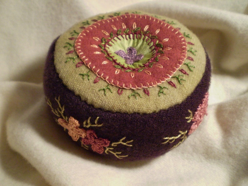 Citron and Eggplant Pincushion image 5