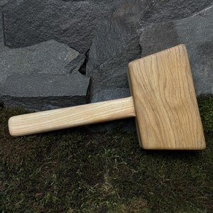 Wooden Mallet 4 ½" 540049, The Well-Balanced Beechwood Woodworking Mallet Tha - View #7