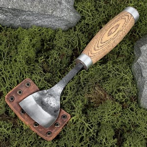 スプーン、ボウル、カップの彫刻用湾曲ガウジ。湾曲ガウジ。スプーンガウジ。木彫りツール。木工。手作りツール。炭素鋼52100