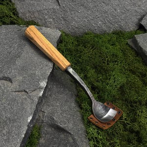 Forged Spoon Gouge, Beginners Tool, 52100 Steel Blade, Gift for Carver