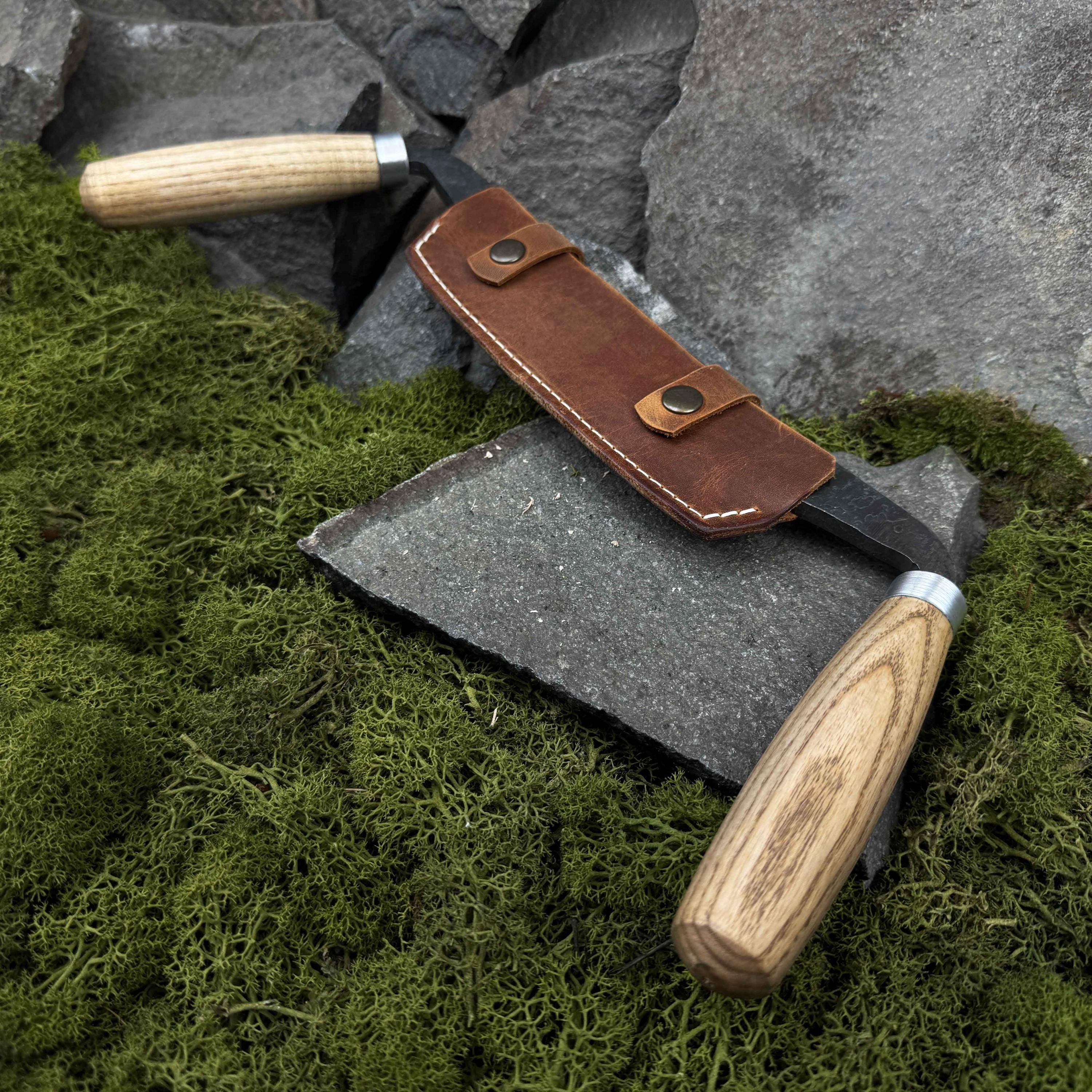ハイパーナイフ　ボディプロープ/ハンドル2本 Medium Drawknife for Wood Carving and Carpentry. Two-handed Hand