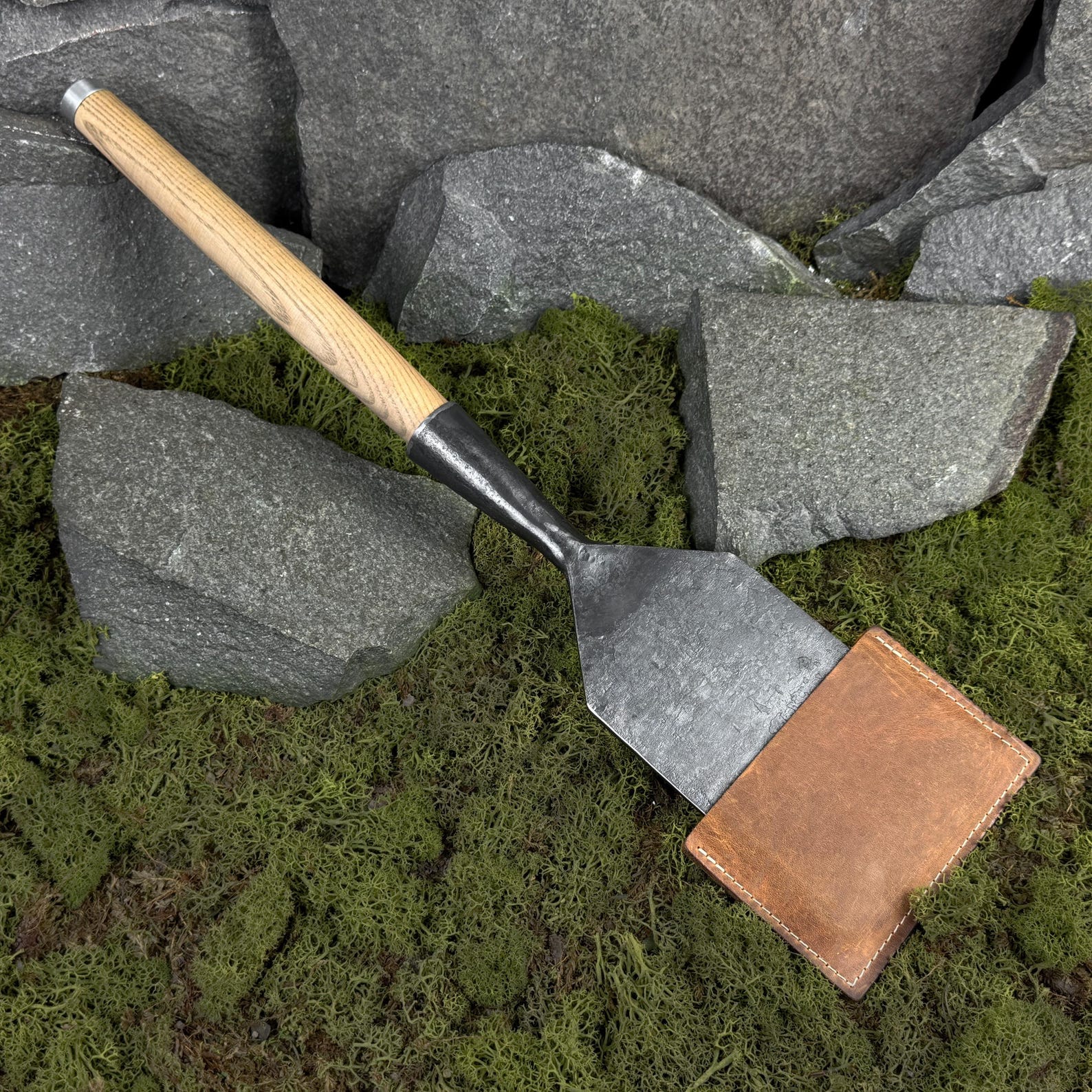 Large Timber Chisel With Leather Case. Framing Straight Chisel ...