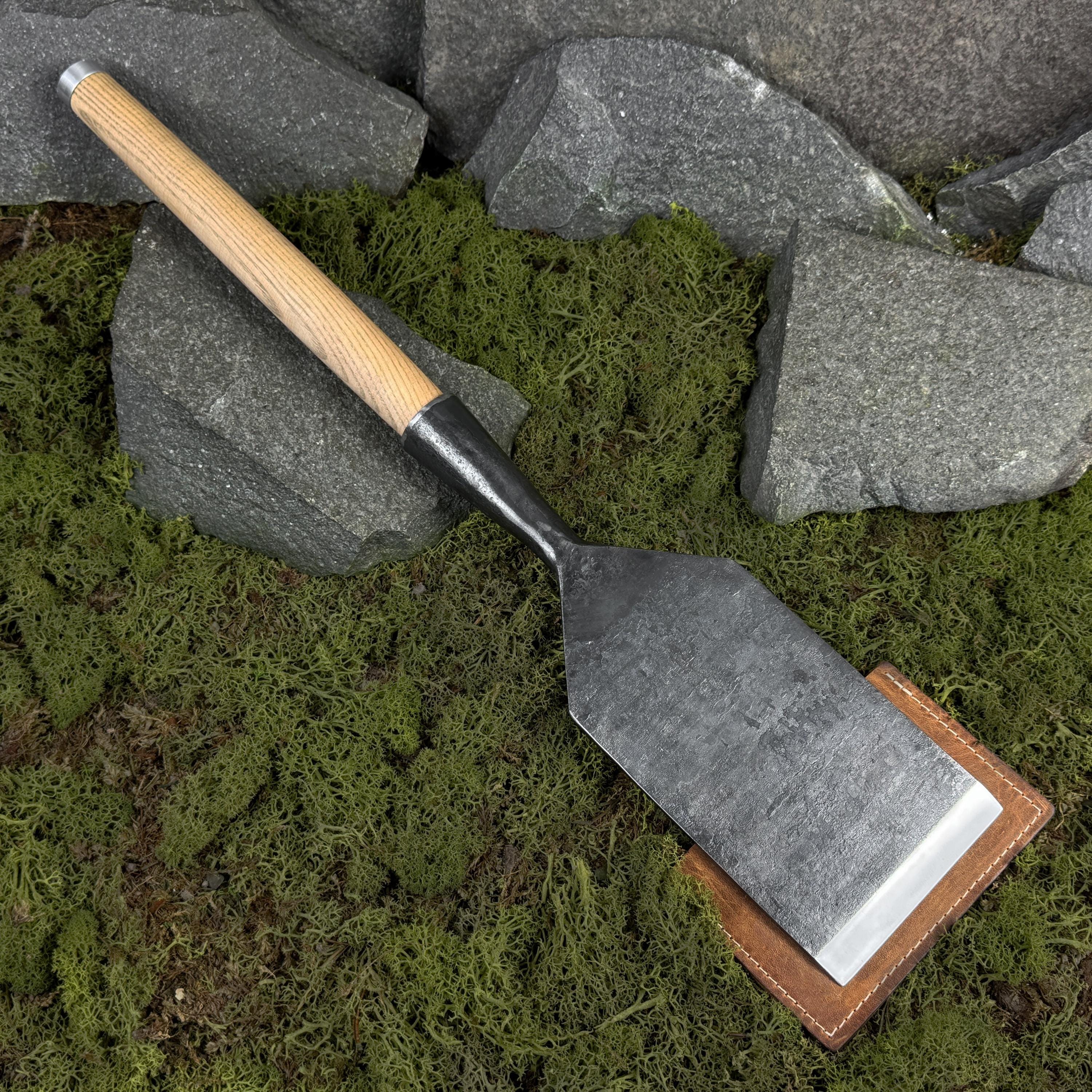 Large Timber Chisel With Leather Case. Framing Straight Chisel ...