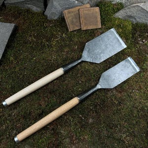 2-piece Large Timber Chisel Set With Leather Cases. Woodworking Slick ...