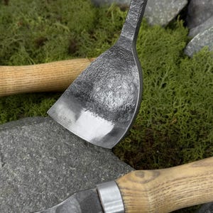 Swan Neck Gouges. Bent Gouges. Spoon Carving Tools. Woodworking. Gouges for Beginner and Woodworker. Hand Forged Gouges. Carbon Steel 52100. image 12