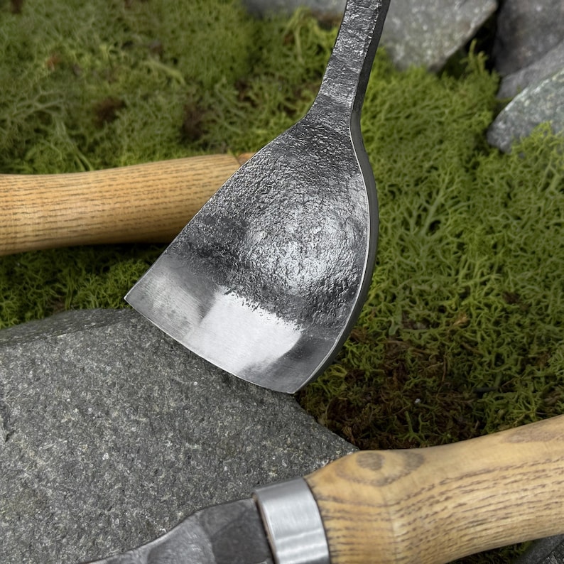 Swan Neck Gouges. Bent Gouges. Spoon Carving Tools. Woodworking. Gouges for Beginner and Woodworker. Hand Forged Gouges. Carbon Steel 52100. image 12