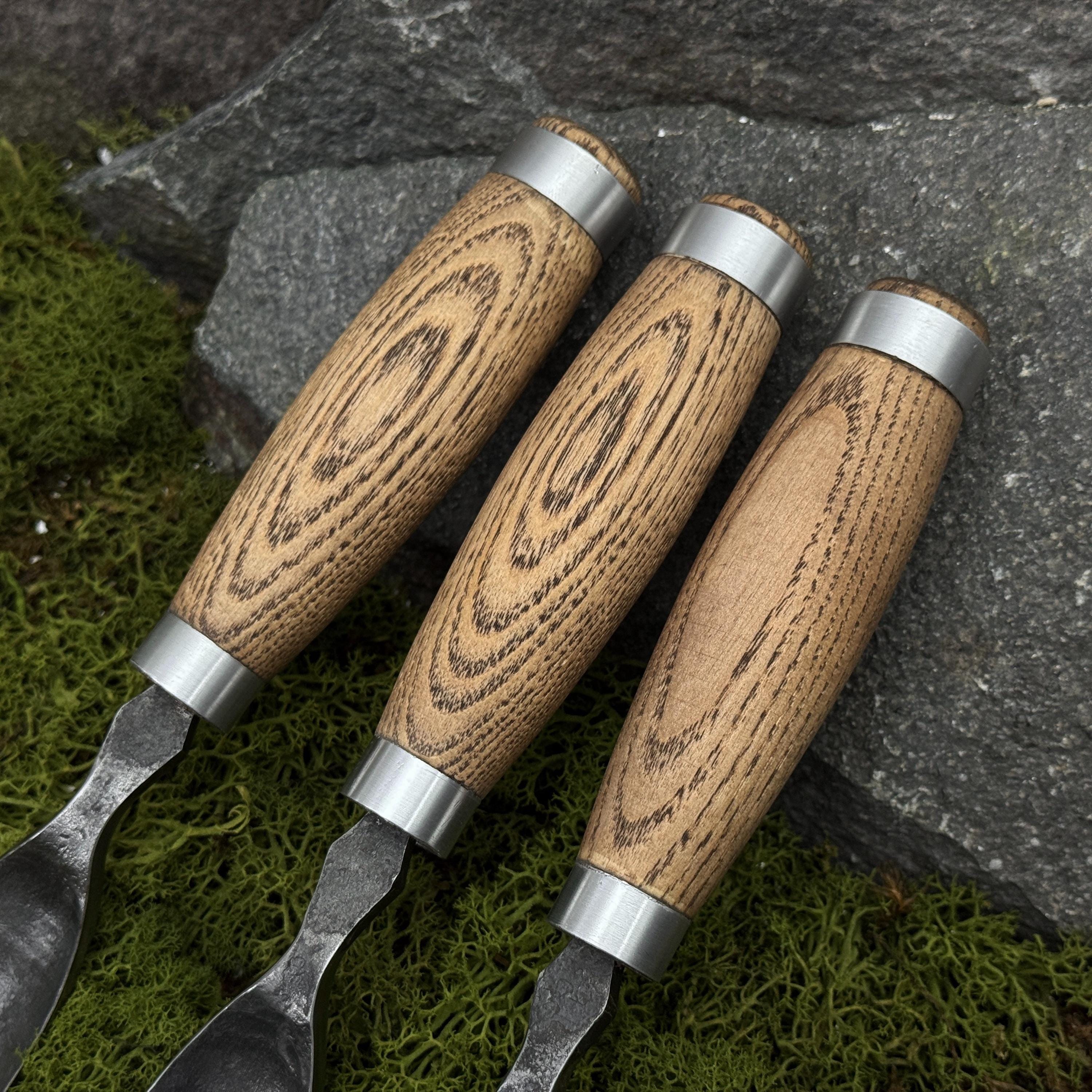Bent Gouges. Spoon Carving Tools. Woodworking Gouges for Beginner and ...