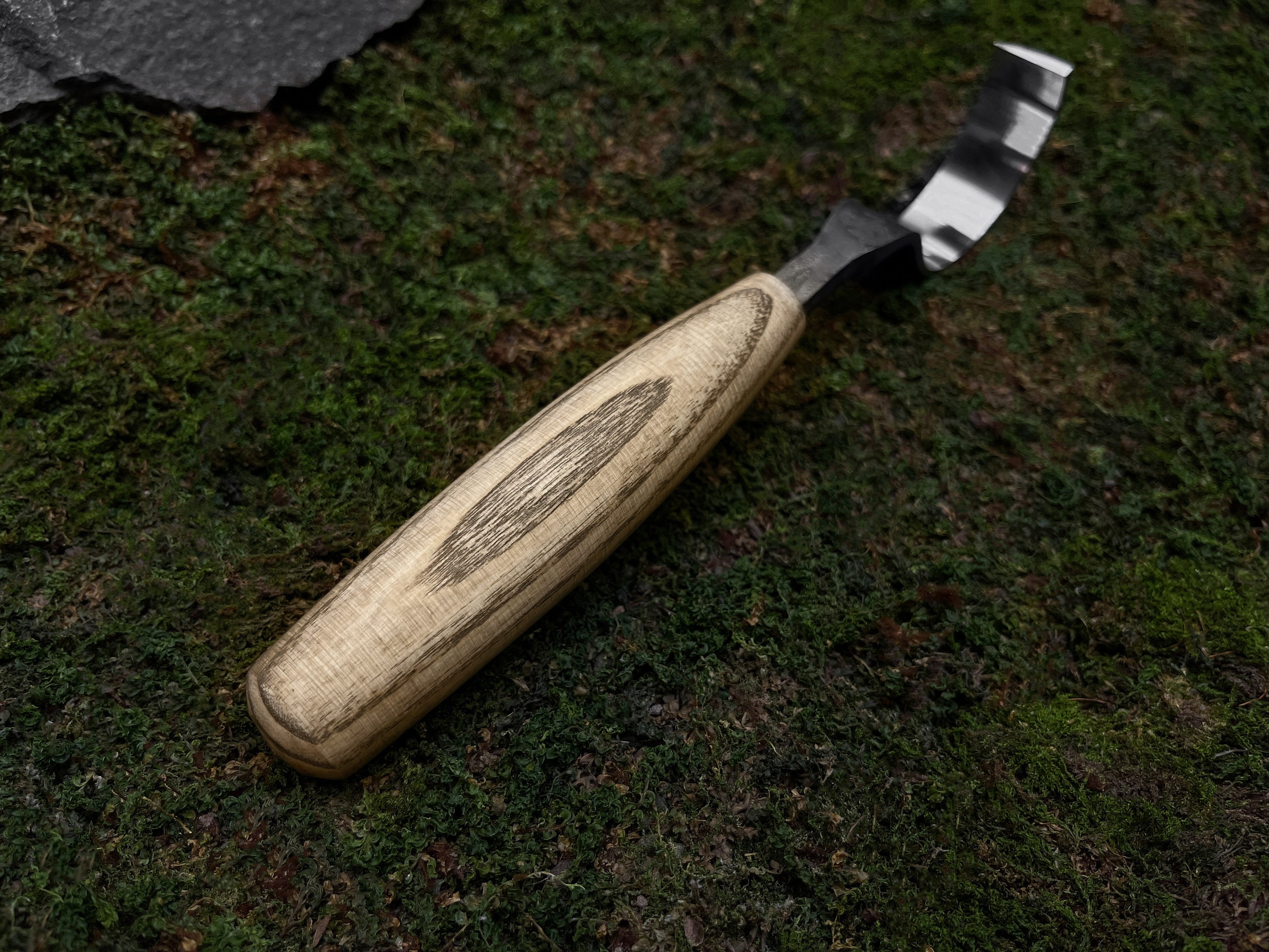 Forged Spoon Carving Hook Knife. Wood Carving Knife. Handmade Hook ...