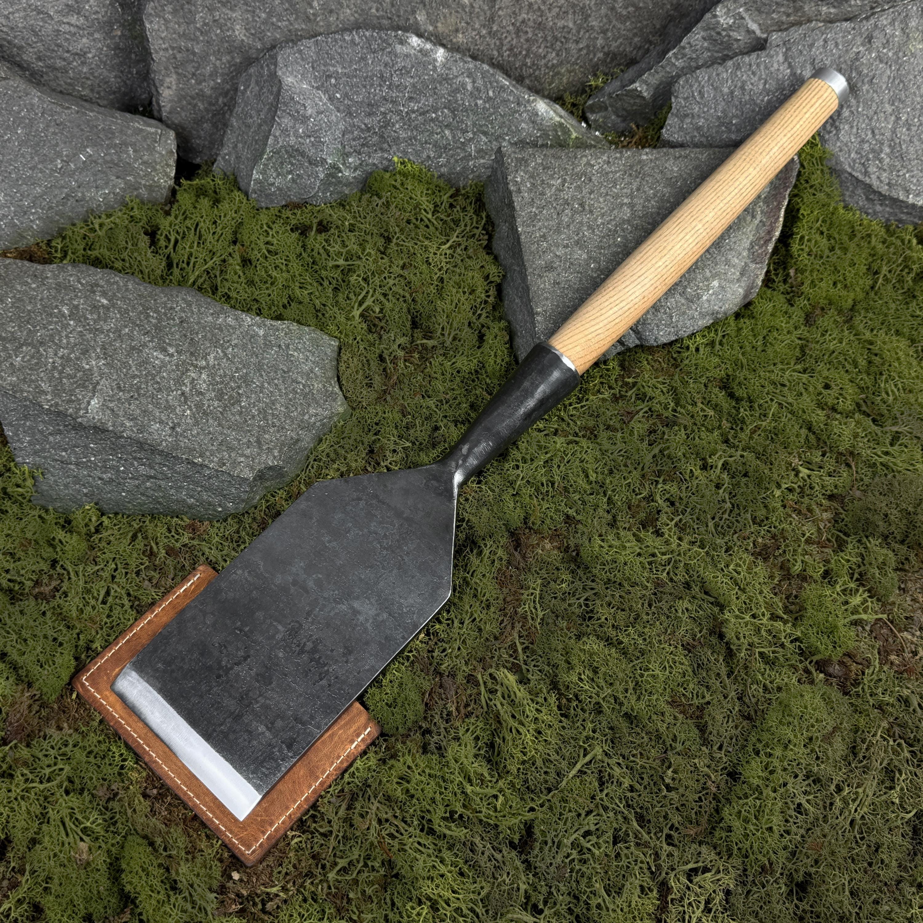 Large Timber Chisel With Leather Case. Framing Straight Chisel ...