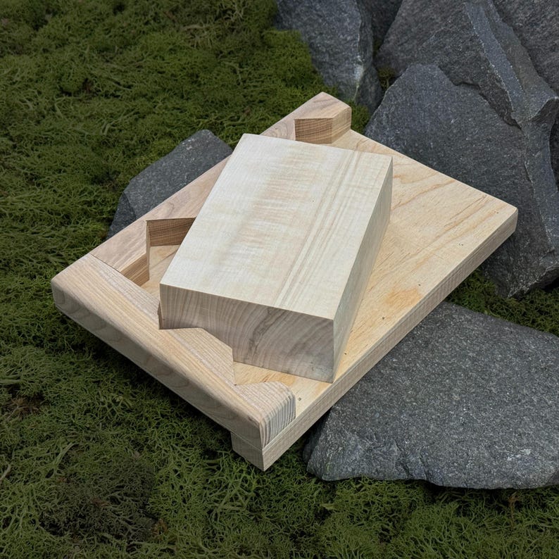 Bench Gook Wooden Bench Hook for Carving and Whittling. Workbench Stop for Wood ...