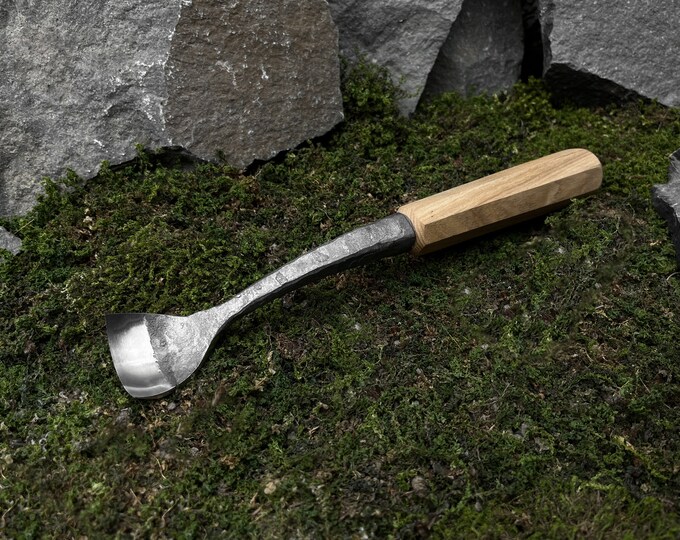 Forged Bent Gouge. Wood Carving Tool. Spoons Bowls Cups Carving Gouge ...