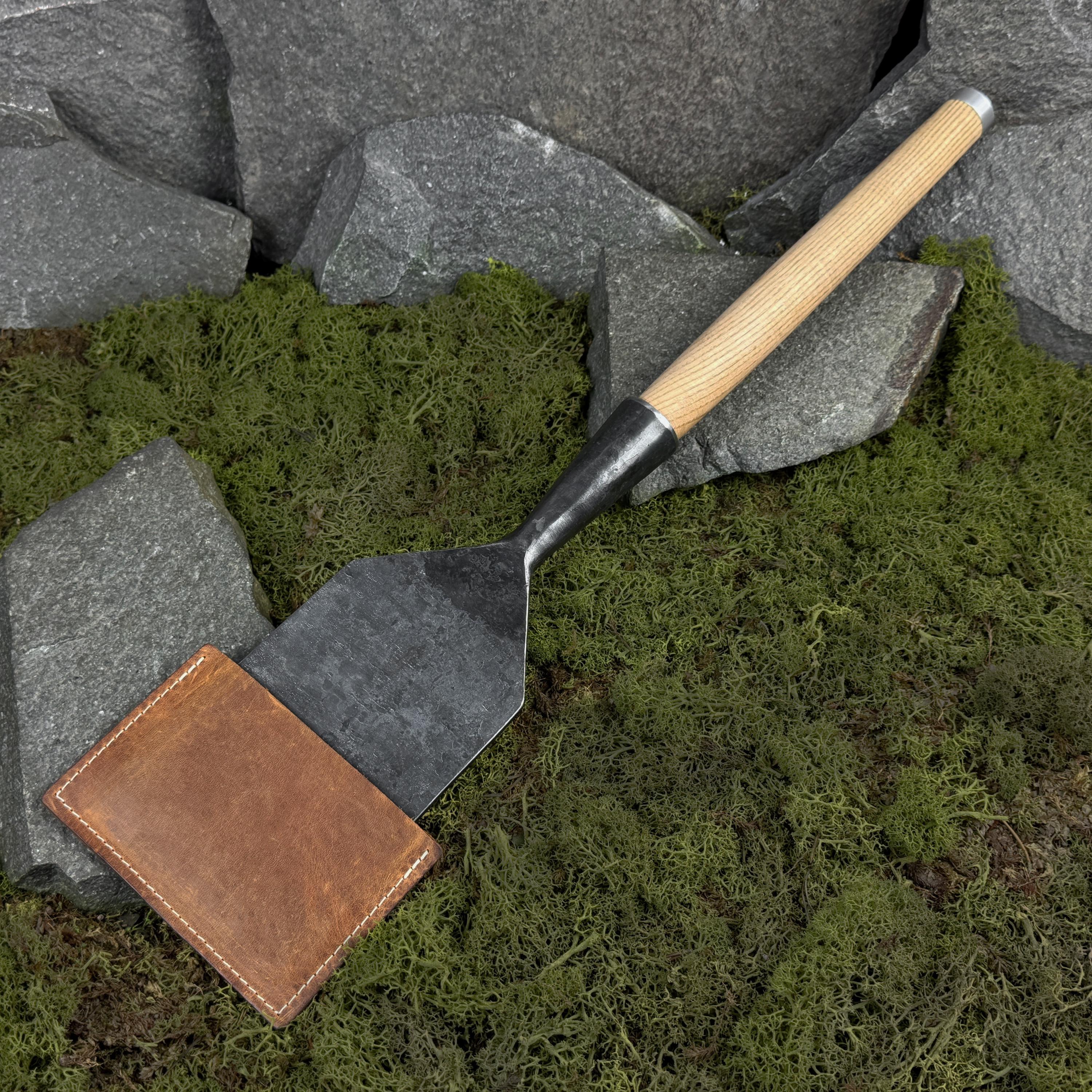 Large Timber Chisel With Leather Case. Framing Straight Chisel ...