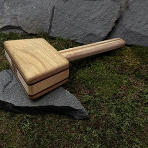 Wooden Mallet 4 ½" 540049, The Well-Balanced Beechwood Woodworking Mallet Tha - View #10