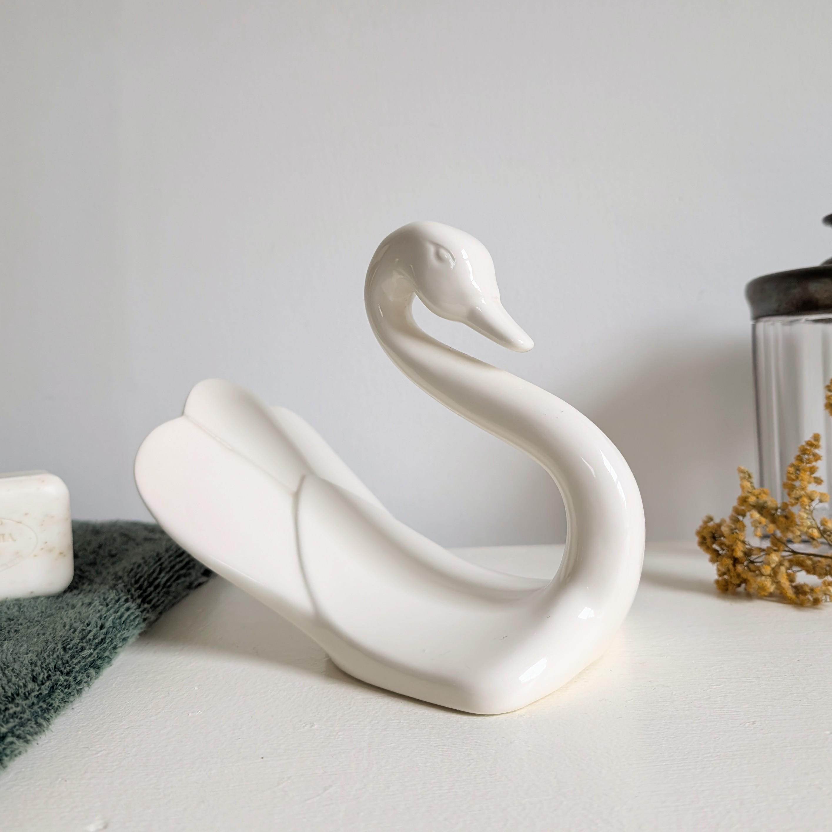 Ceramic Swan - Etsy