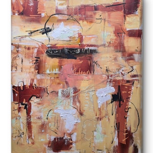 Original abstract painting. Abstract art. &quot;Geologies of the Soul&quot; 30x24 inches (76x61 cm). Oil on canvas. Texture. Modern art.