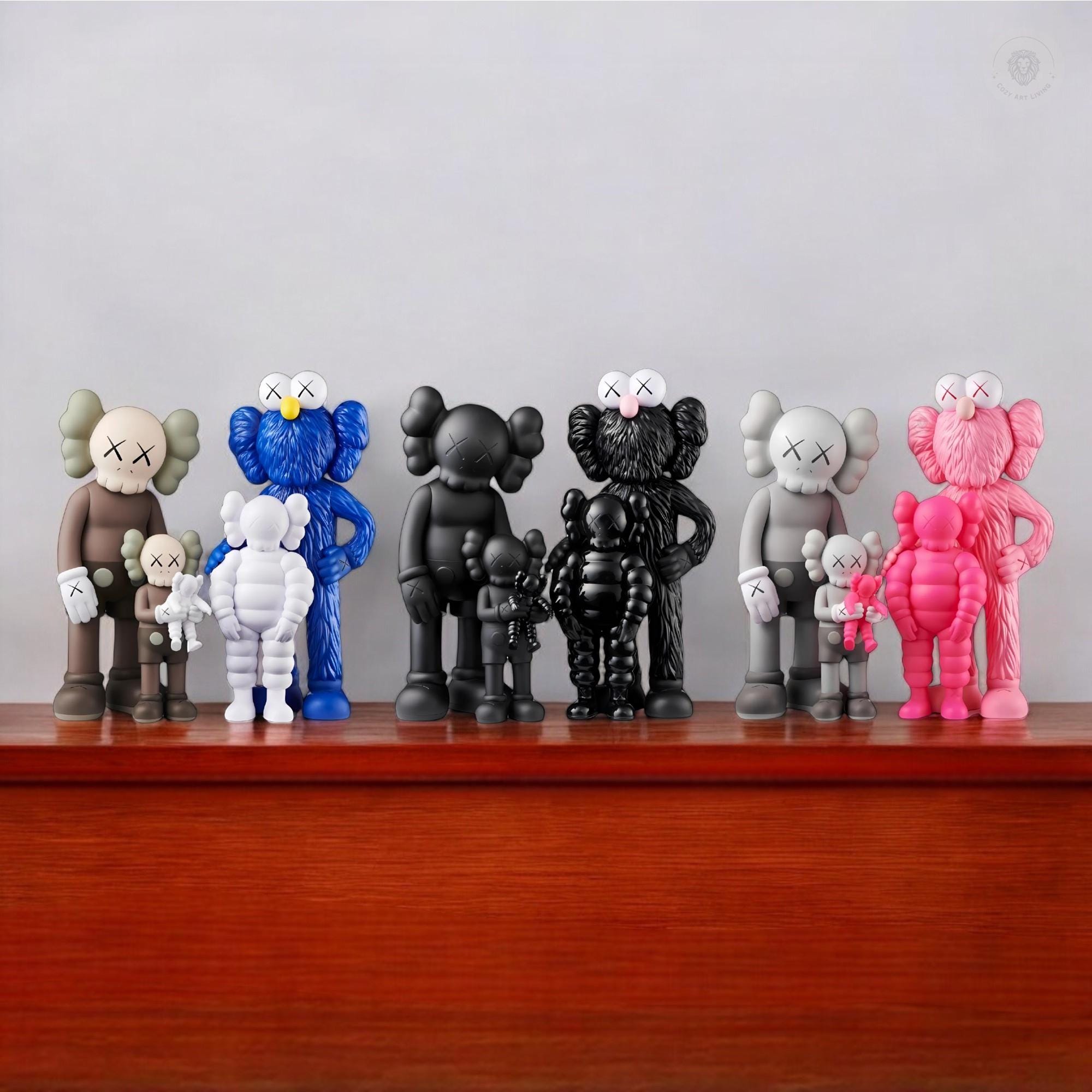 KAWS セサミストリート ぬいぐるみセット クッキーモンスター エルモ