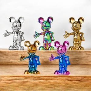 Decorative Mickey Mouse Inspired Figurine Mickey Mouse Statue for Desk and Shelf Decor Unique Modern Gift for Figurine Lovers