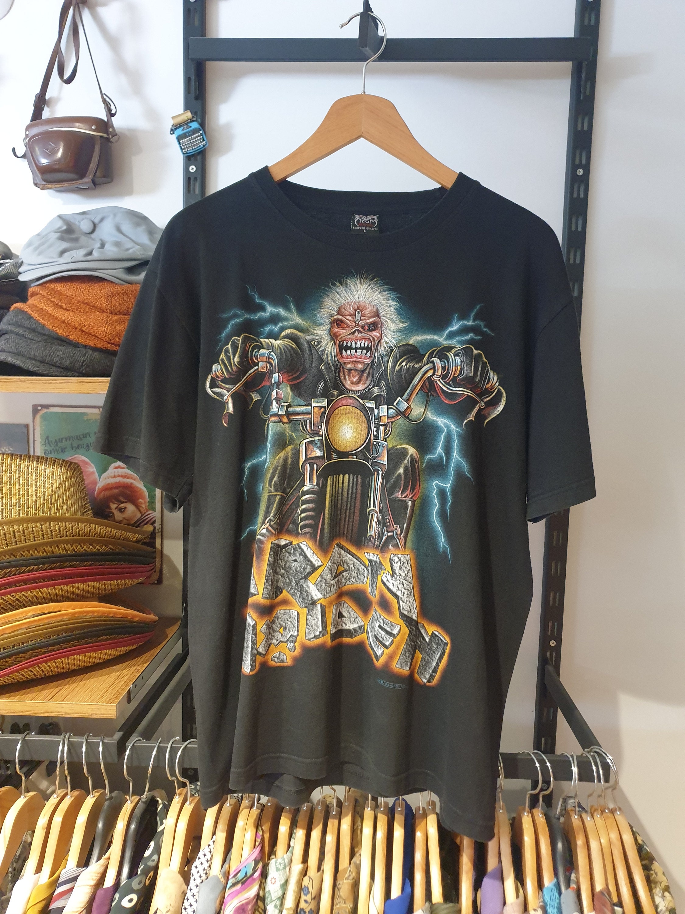 Vintage Iron Maiden T-Shirt Size XL - 1999 AOP | eBay