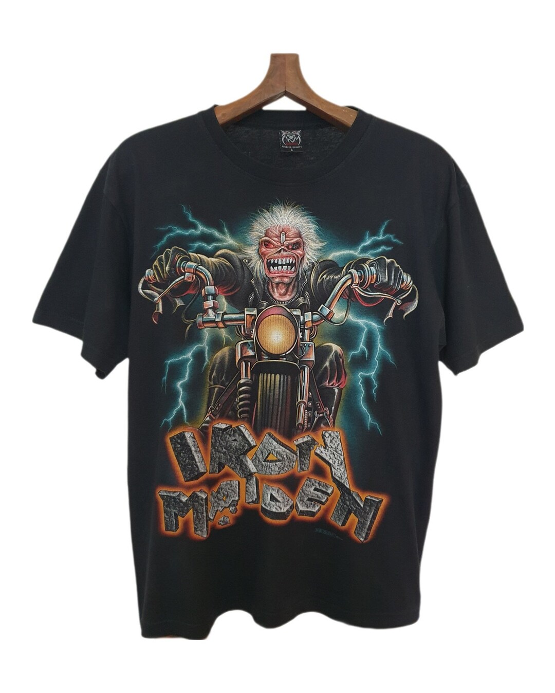 IRON MAIDEN Vintage Concert Shirt Vintage Original Size XL
