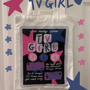 TV Girl Who Really Cares Fanmade Tragetasche Merch