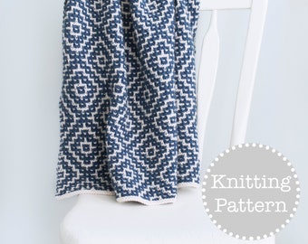 Knitting Pattern - Utopia Baby Blanket