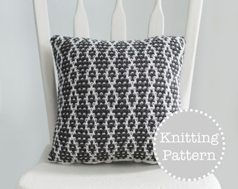 Knitting Pattern - Lazarus Pillow Cover