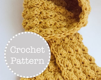 Crochet Pattern - Textured Scarf