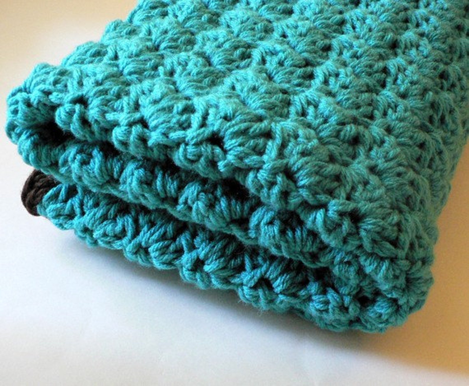 Crochet Pattern Textured Baby Blanket Etsy
