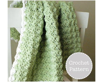 Crochet Pattern - Textured Baby Blanket