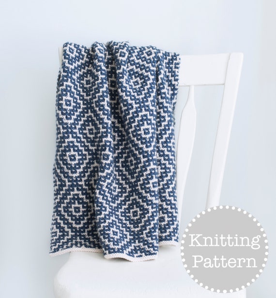 Knitting Pattern Utopia Baby Blanket 