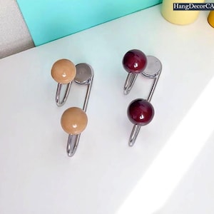 Magnetic Wall Hook Door Magnet Coat Hanger Punch-free Hanger Towel Hat Bag Hook unique Wall Hooks