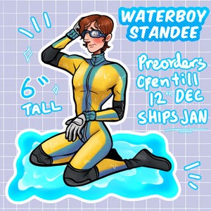 Stand de acrílico para despacho de Waterboy de 6”