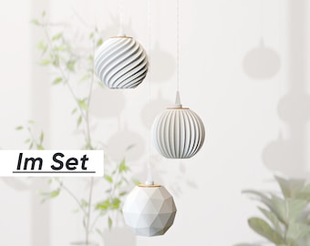 Lampenschirm für A1/A1E (13cm Stern) – 3D-gedruckter Ersatzschirm, nachhaltige Weihnachtsdeko aus Premium-Biopolymer & Ahornholz-Edelfurnier